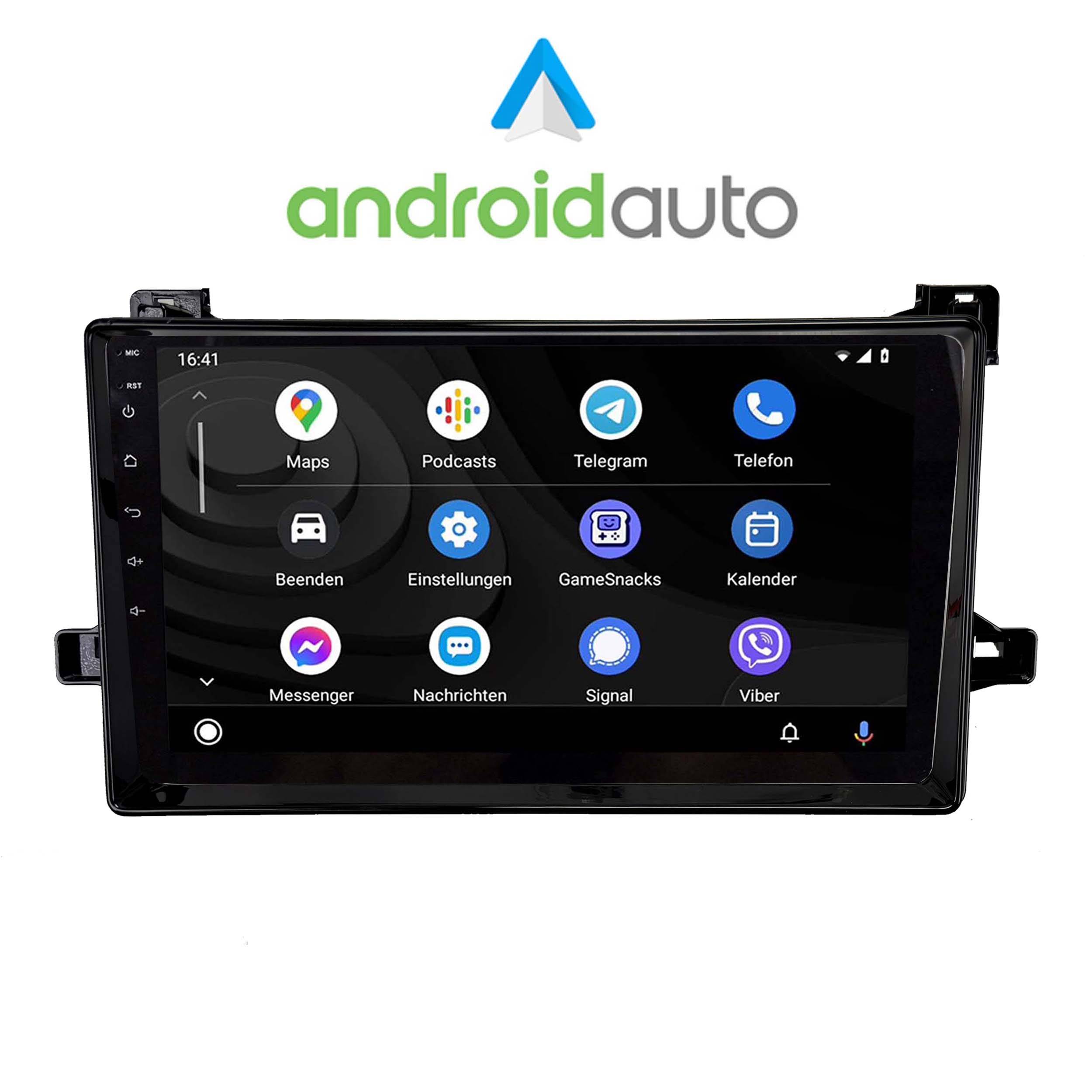 Für Toyota Highlander 14-19 10" Touchscreen Android Autoradio GPS Navi CarPlay