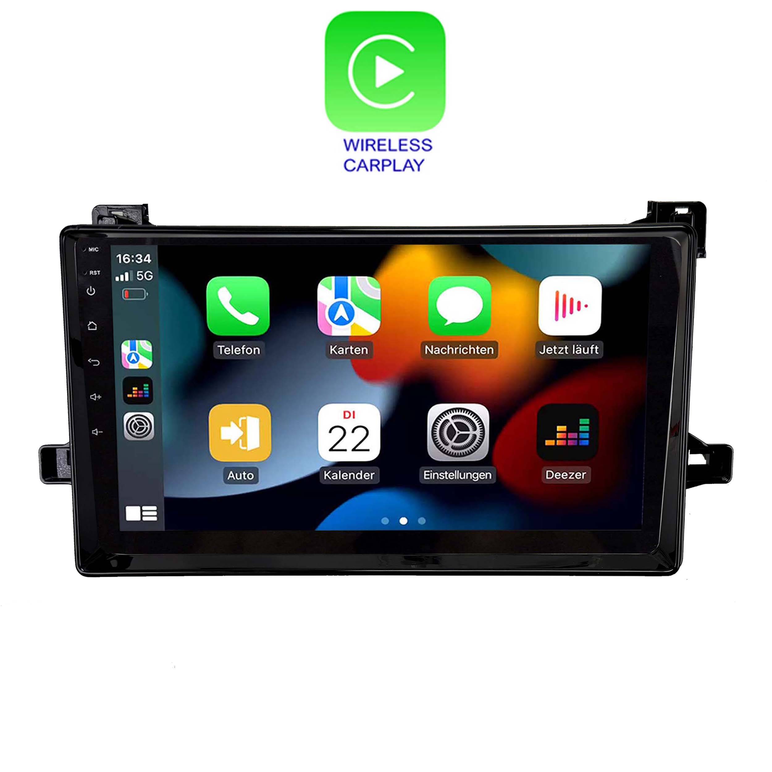 Für Toyota Highlander 14-19 10" Touchscreen Android Autoradio GPS Navi CarPlay