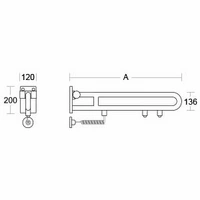 pba 01 Klappgriff doppel E-Taster 700mm aus Nylon pba 01 Klappgriff doppel E-Taster 700mm aus Nylon