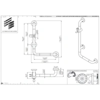 pba A1 Haltegriff mit BH L 320x720mm, L-Form, aus Nylon pba A1 Haltegriff mit BH L 320x720mm, L-Form, aus Nylon