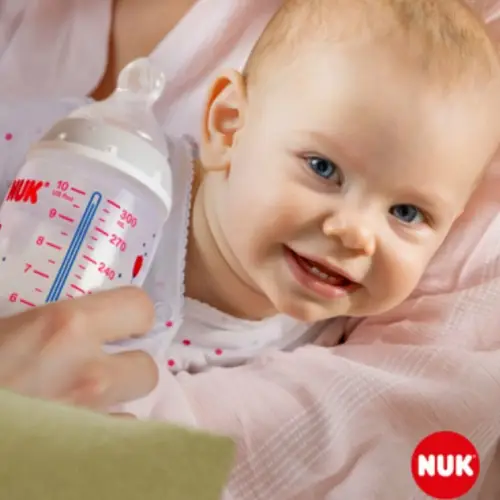 Babyflasche NUK First Choice Temperature Control 150ml blau Babyflasche NUK First Choice Temperature Control 150ml blau