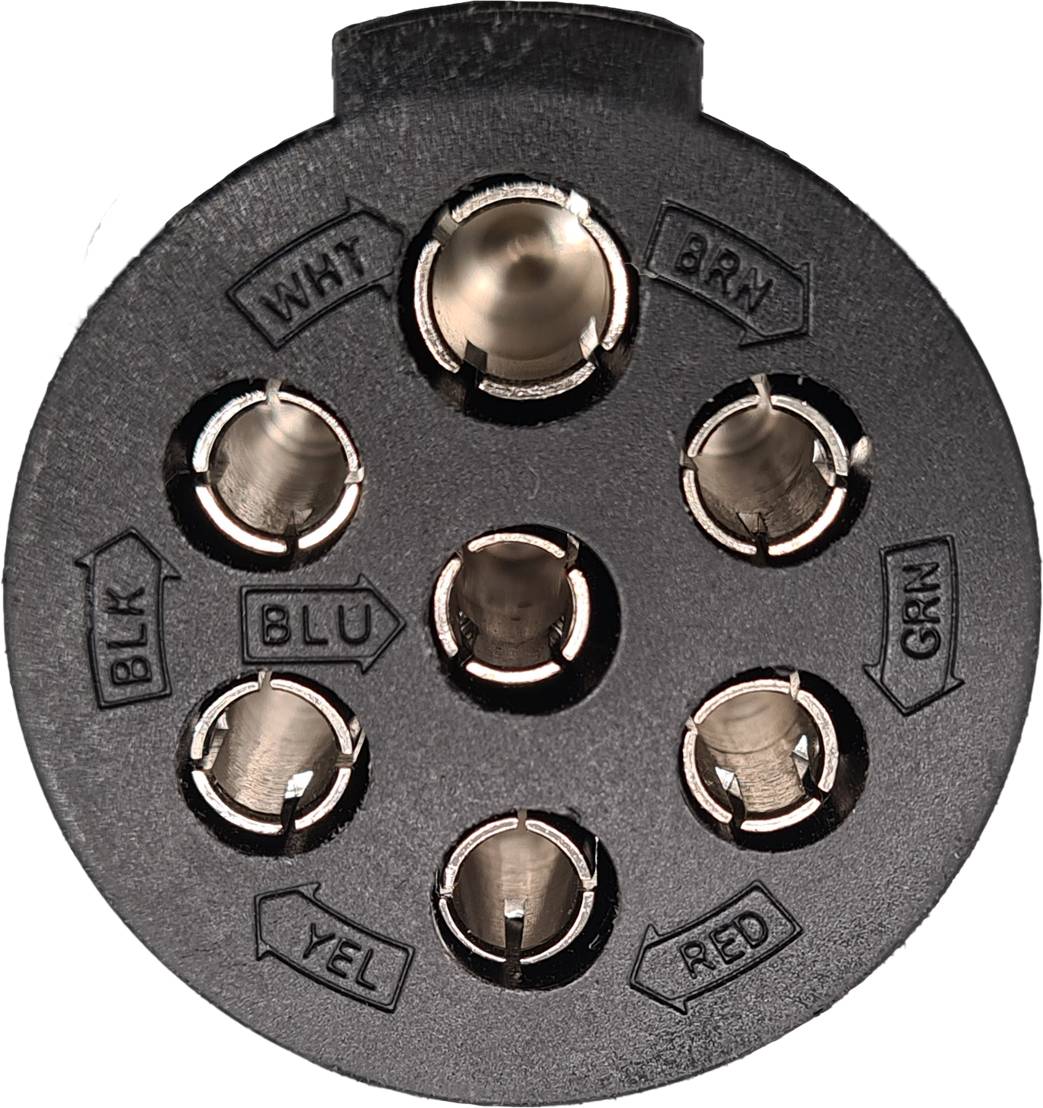 Berger & Schröter | Spannungswandler Adapter 7 pol. 24 V auf 7 pol. 12 V, ISO 1185 auf ISO 1724