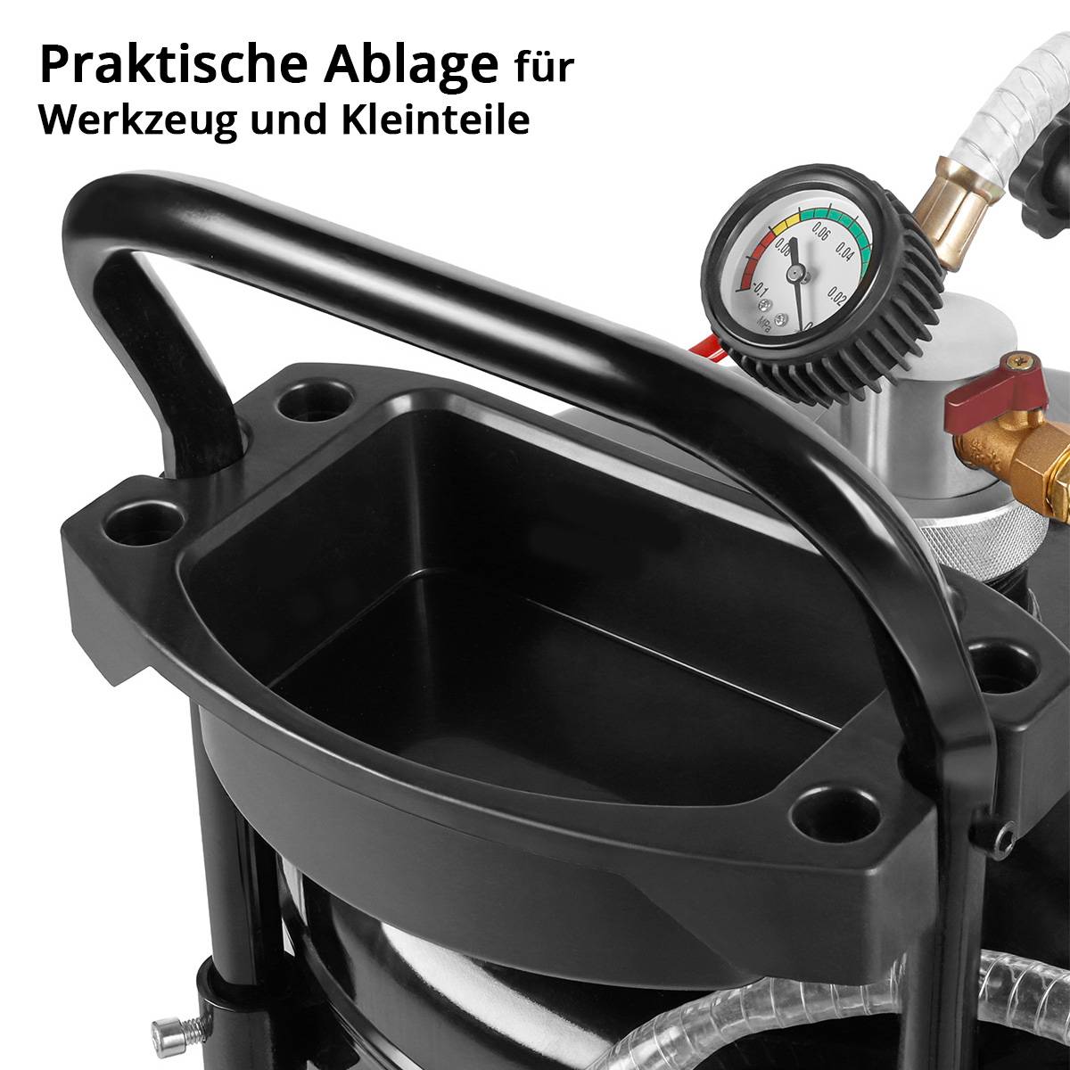 STAHLWERK Ölabsauggerät 70L Druckluft-Ölabsauger Altöl-Auffangwagen