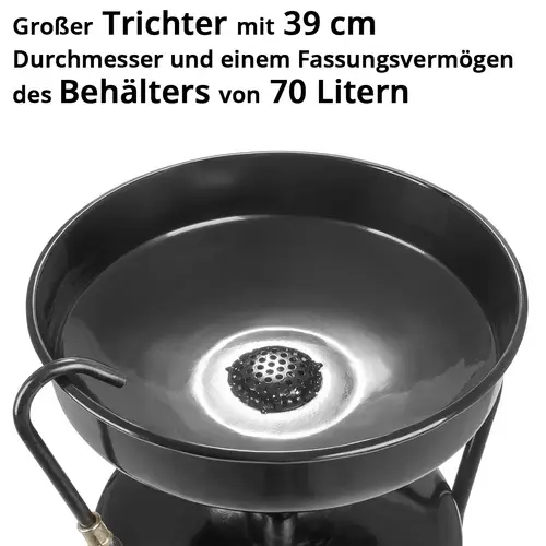 STAHLWERK Ölabsauggerät 70L Druckluft-Ölabsauger Altöl-Auffangwagen STAHLWERK Ölabsauggerät 70L Druckluft-Ölabsauger Altöl-Auffangwagen