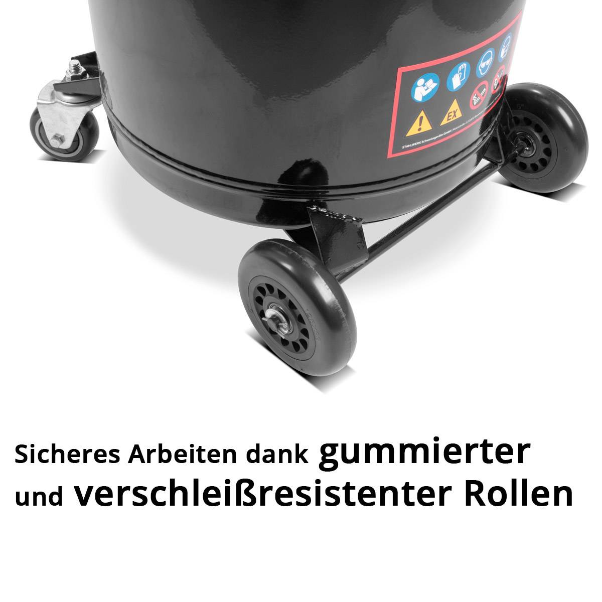 STAHLWERK Ölabsauggerät 80L Ölabsauger mit Druckluft Ölauffanggerät