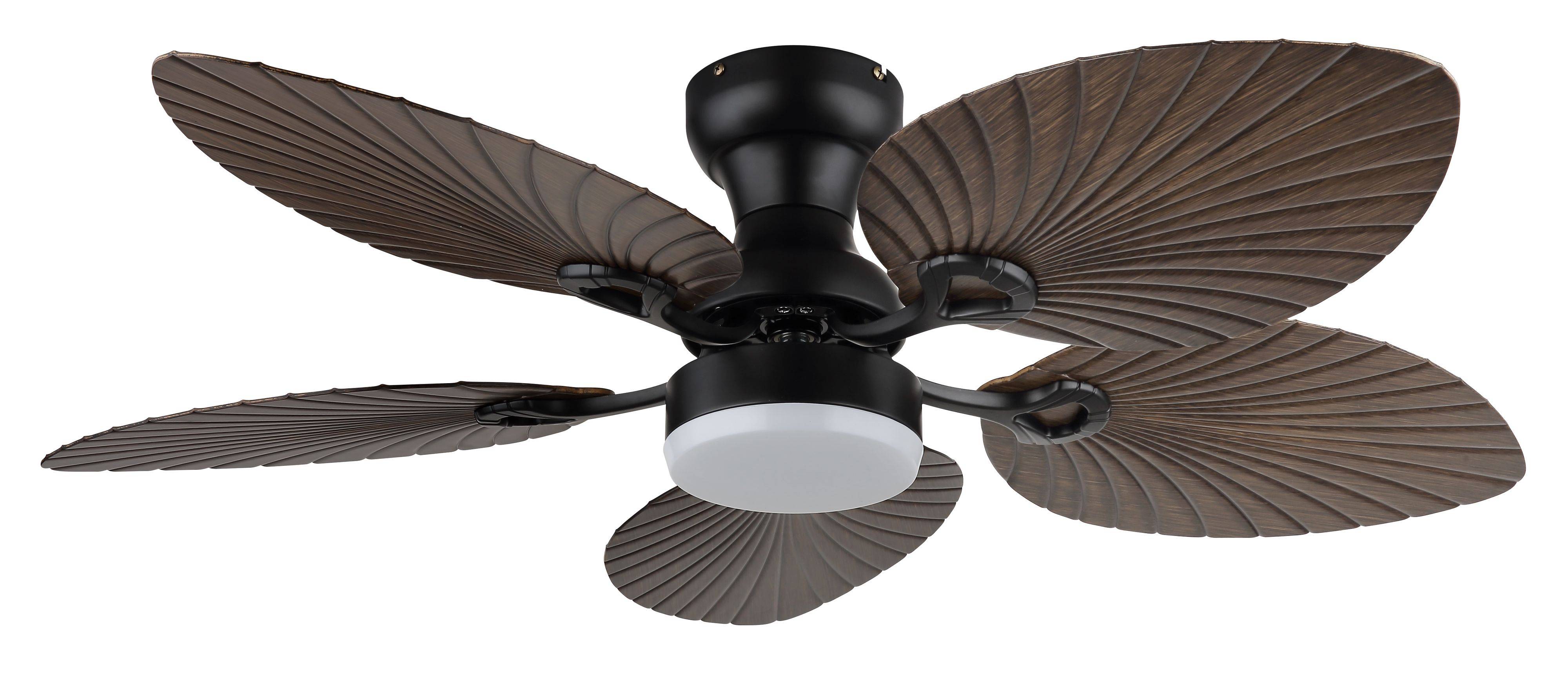 DC Deckenventilator Elise Schwarz mit LED