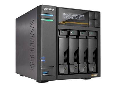 ASUSTOR AS6804T 4 Bay NAS AMD V3C14 Server, Storage & USV NAS