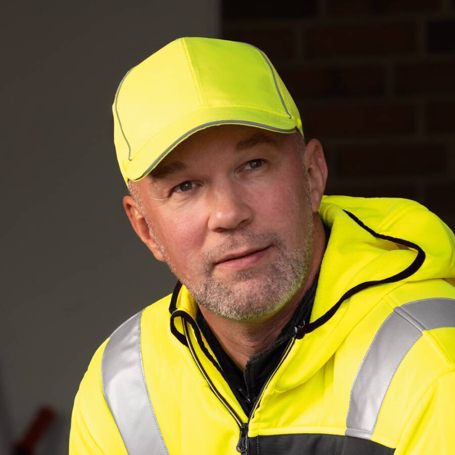 UV-Cap mit Nackenschutz 73797310 Größe Uni Farbe warnorange
