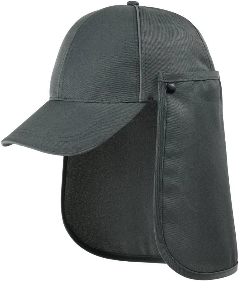 UV-Cap mit Nackenschutz 73797345 Größe Uni Farbe grau
