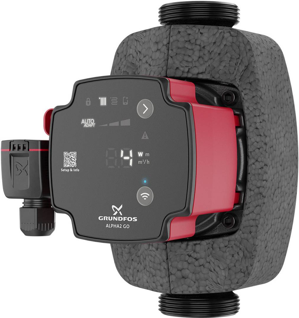 GRUNDFOS ALPHA2 GO 25-60 180 Umwälzpumpe 220-240V, hocheffizient, 9H DF0.