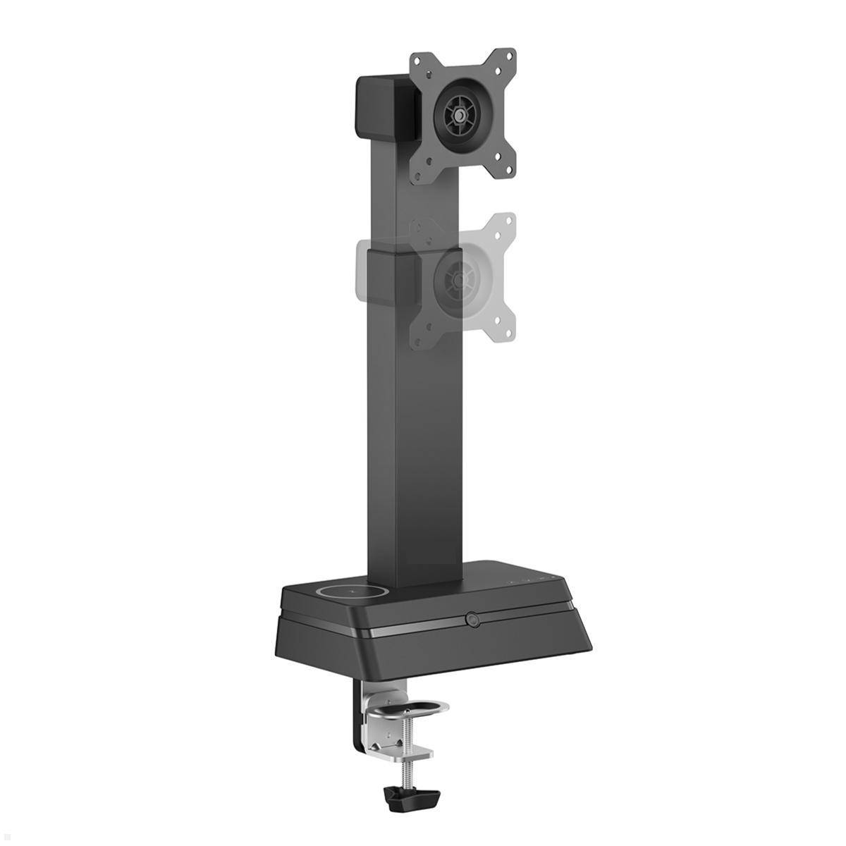 MonLines MTH020B Monitor Tischhalterung elektrisch 17 - 32 Zoll, schwarz