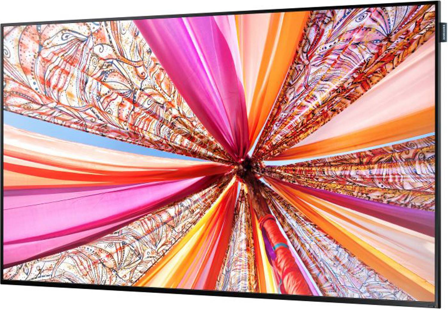 Samsung DM55D 55-Zoll Display VA FHD 1920x1080 DP HDMI VGA DVI USB LAN 8ms schwarz Sehr gut - Refurbished