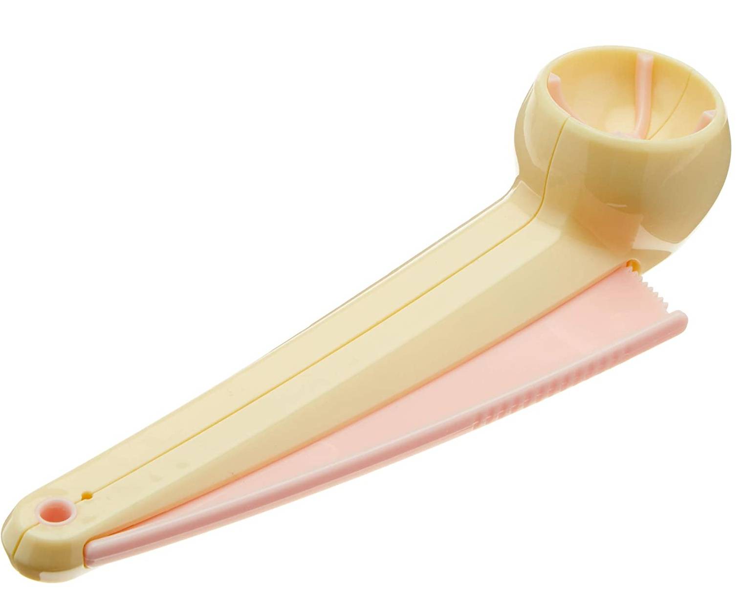 Zenker | Makronenformer Makronator 3 cm | Teigportionierer für Makronen & Plätzchen | aus Kunststoff | creme/rosa | perfekte Teigportionen für glei