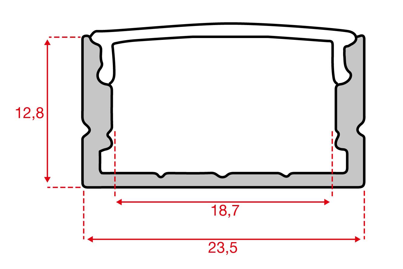 Artecta Profile Pro 32 Surface Länge: 2m