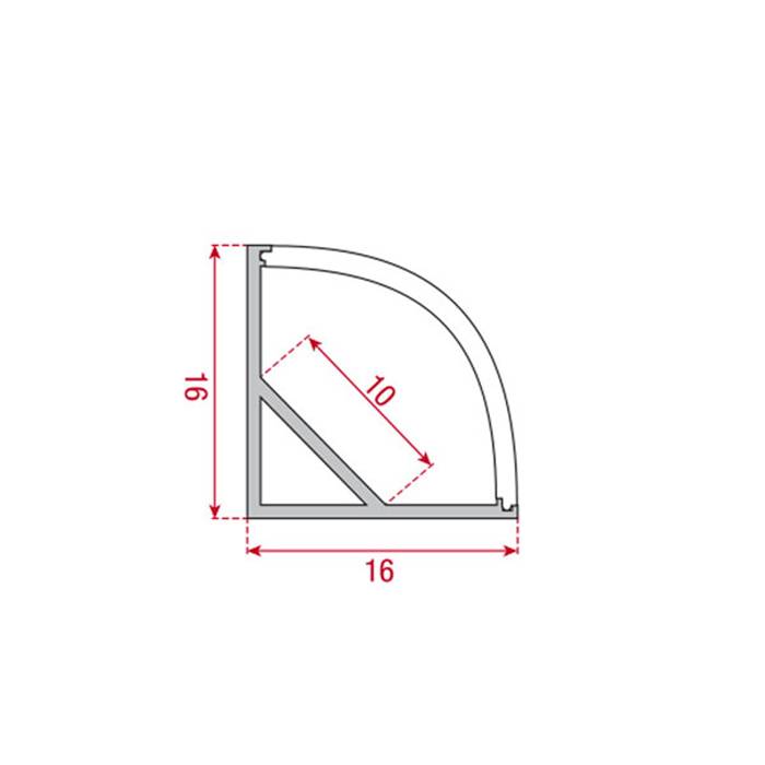 Artecta Profile Pro 6 Corner Länge: 2m