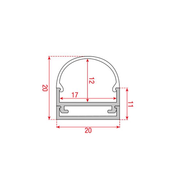 Artecta Profile Pro 10 Surface Länge: 2m