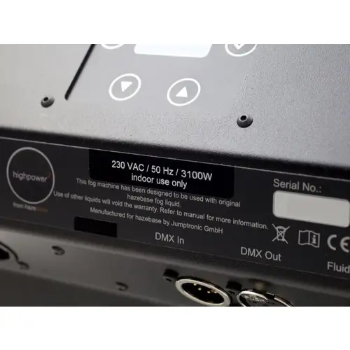 HAZEBASE HIGHPOWER² Tour-Nebelmaschine HAZEBASE HIGHPOWER² Tour-Nebelmaschine