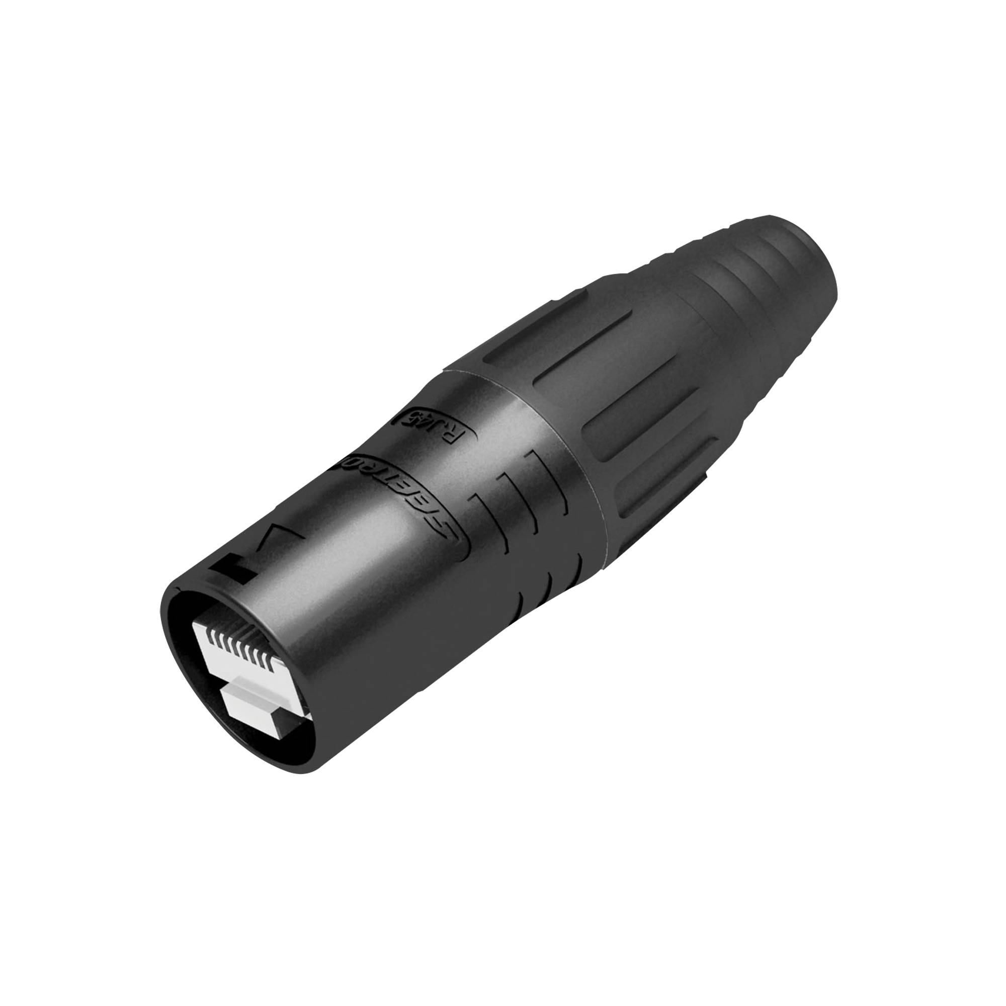 Seetronic RJ45 Cable Carrier Schwarzes Gehäuse - schwarze Endkappe