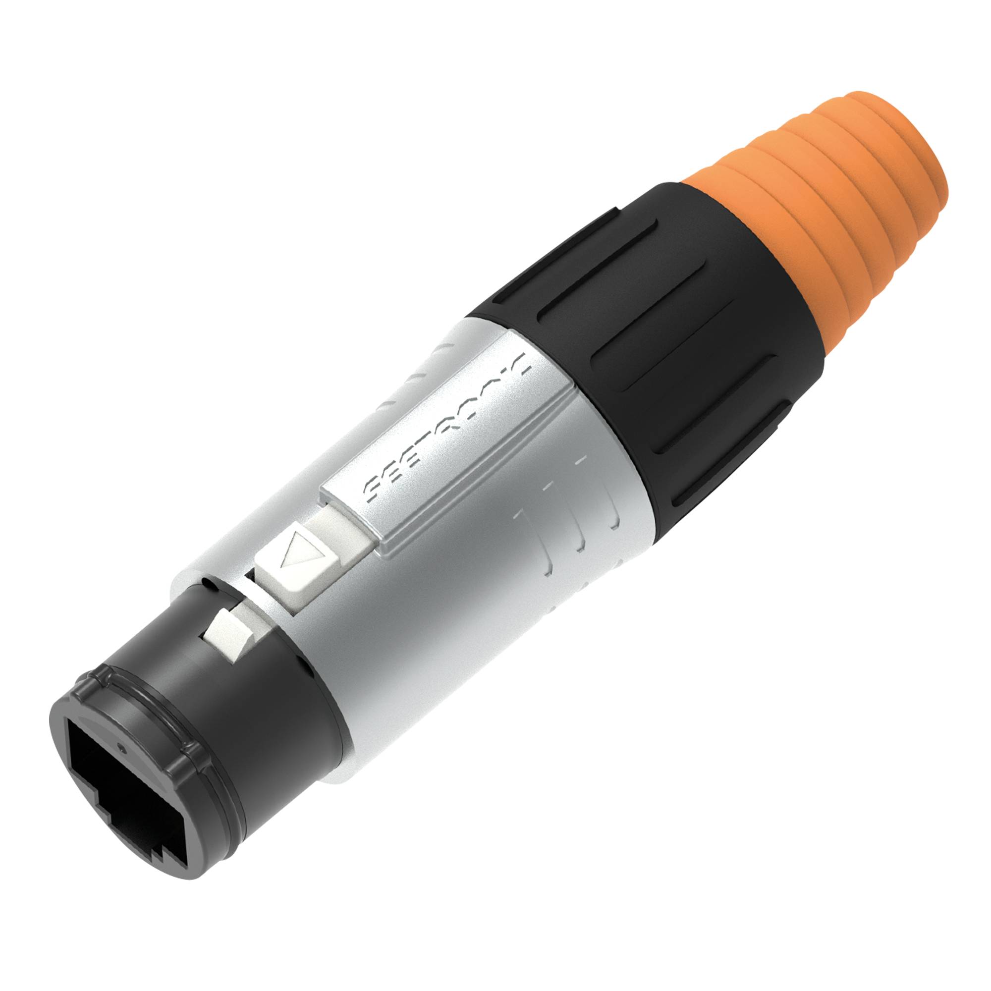 Seetronic RJ45 Cable Carrier Silbernes Gehäuse - IP65 - Buchse