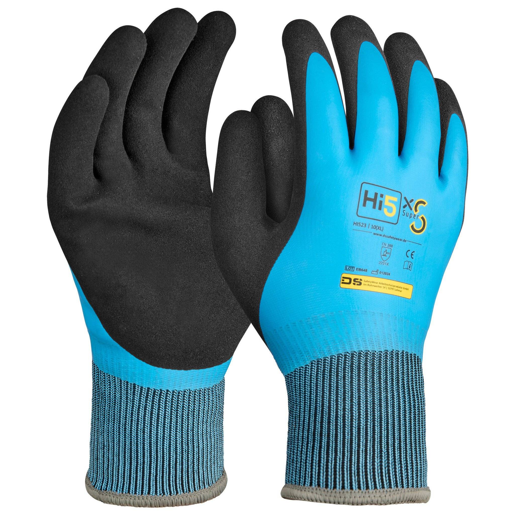 Hi5 X Super S Winterhandschuhe 3231X, blau/schwarz
