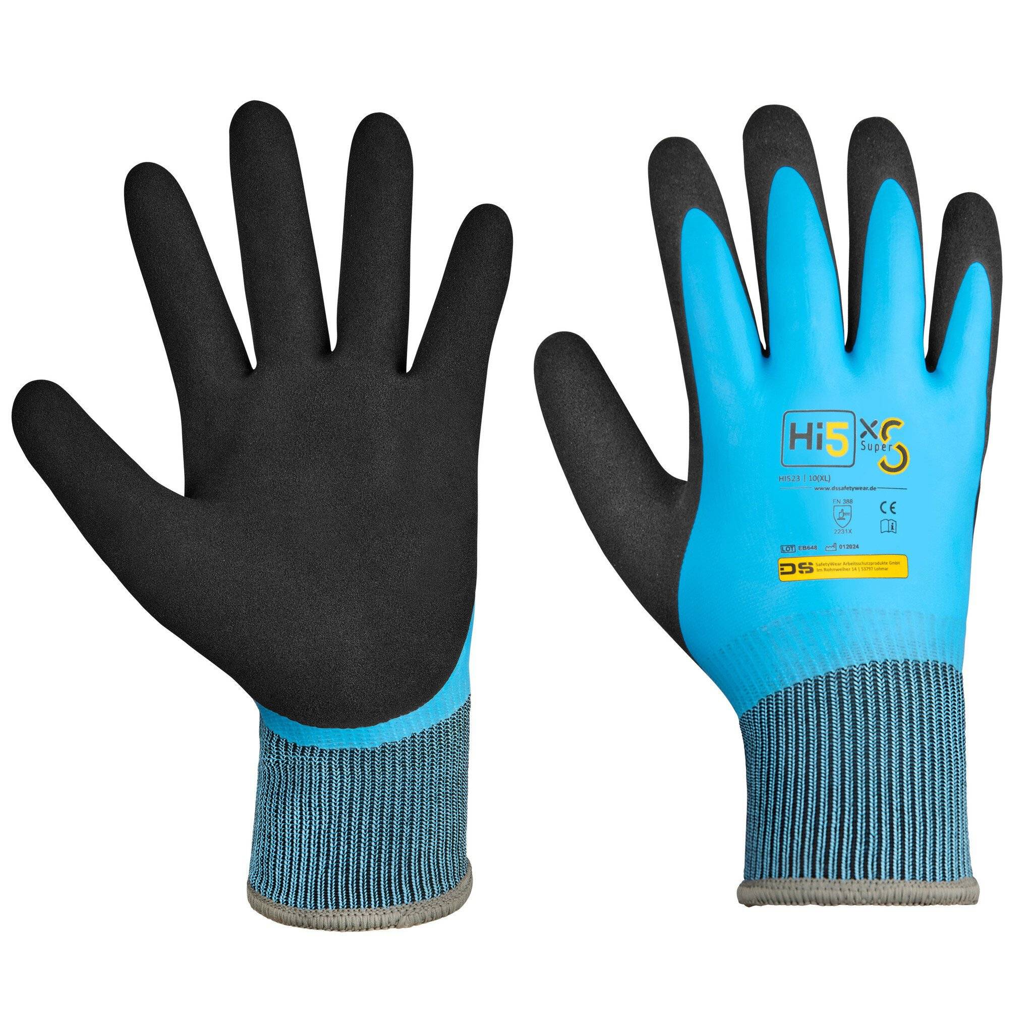 Hi5 X Super S Winterhandschuhe 3231X, blau/schwarz