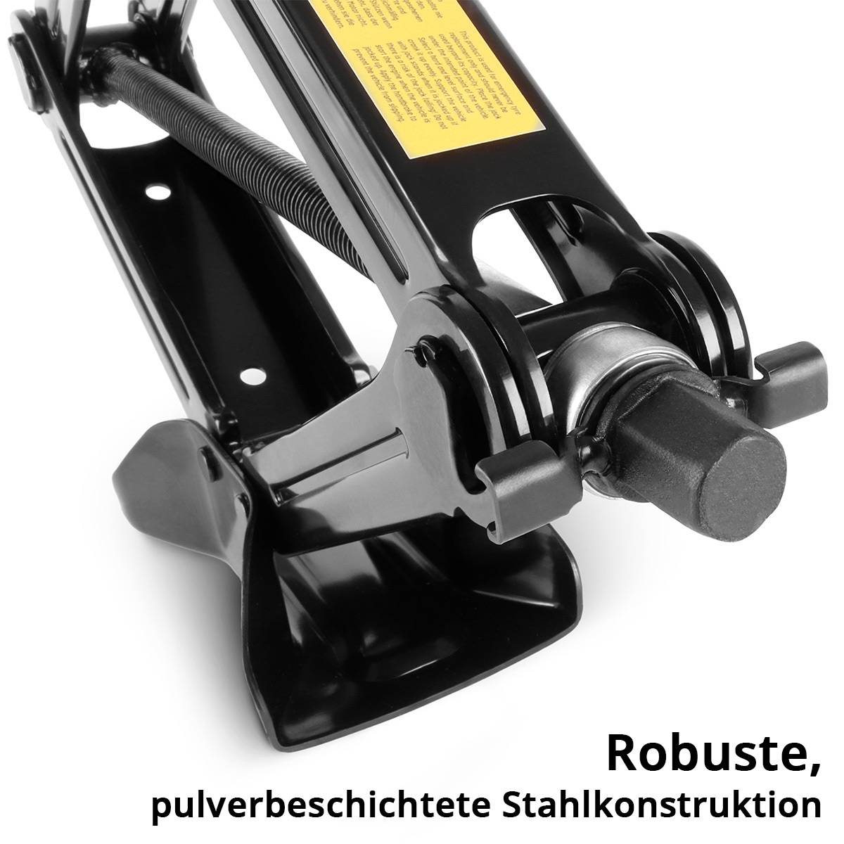 STAHLWERK Scherenwagenheber 2.000 kg Hubkraft Kfz-Set mit Ratsche