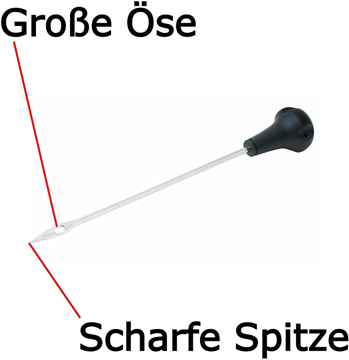 250mm Schinkennadel Specknadel Spicknadel Nadel Schinken Fleischnadel