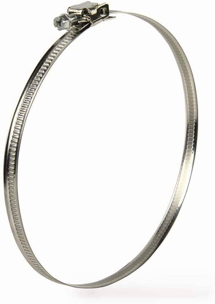 100mm 3m Abluftschlauch 100mm Set mit Schlauchschelle PVC flexibel für Trockner Klimaanlage