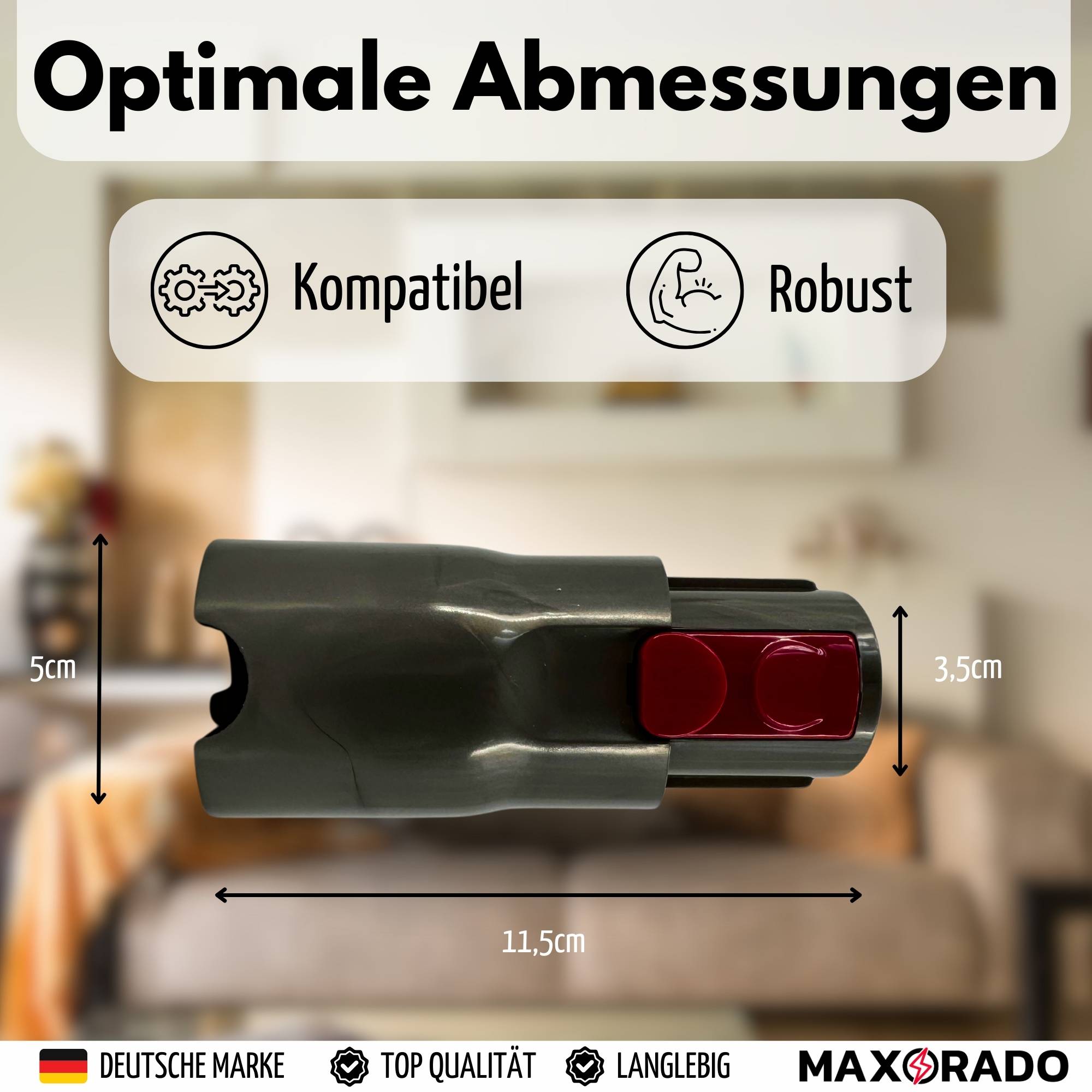 Staubsauger Adapter für Dyson V12 -> altes zubehör V7 V8 V11 V15 Ersatzteil Düse anschließen
