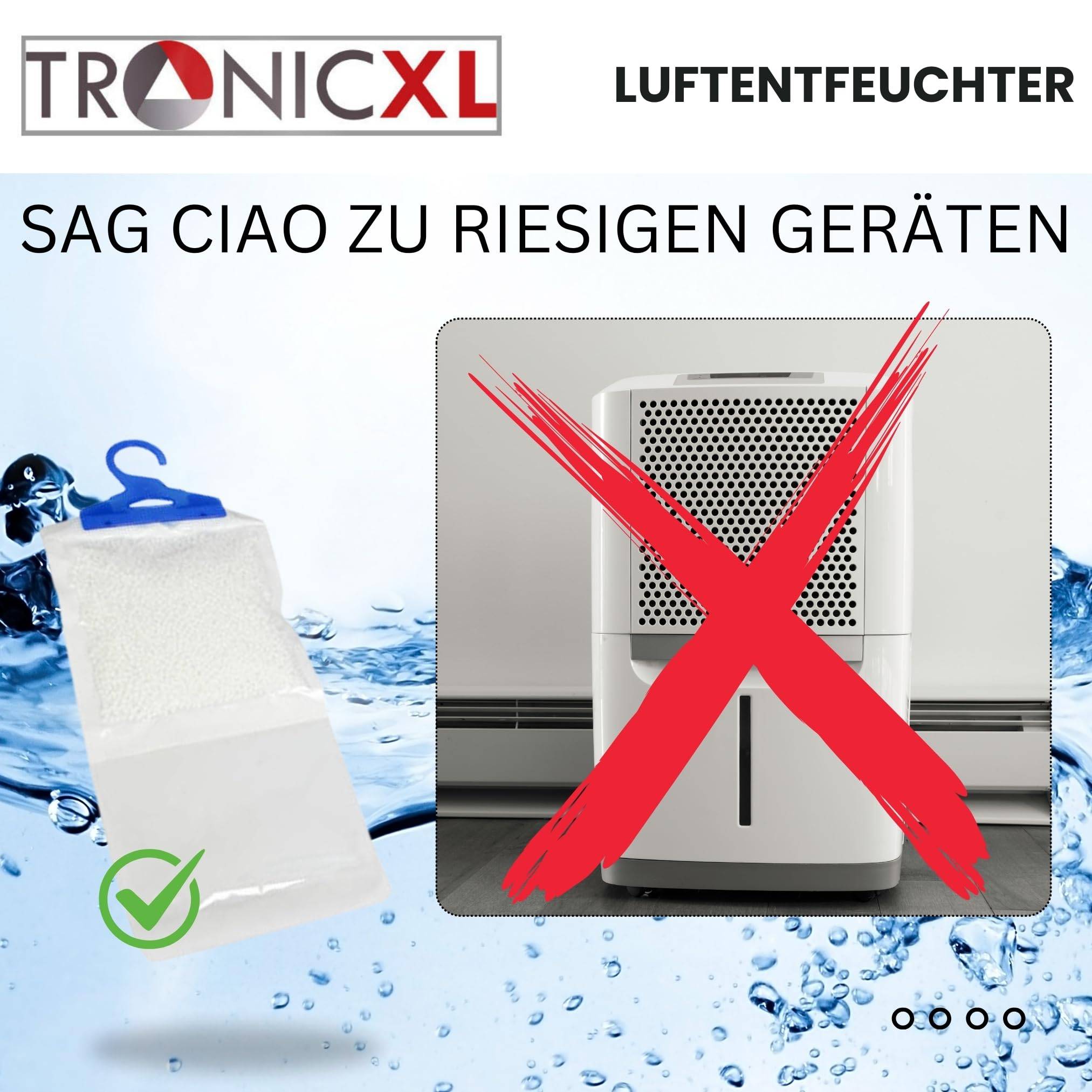 2x Luftentfeuchter für Kleiderschrank mit Hänger Auto Garage Büro Schrank Keller Haus Wohnung Waschraum Zubehör Luft Entfeuchter