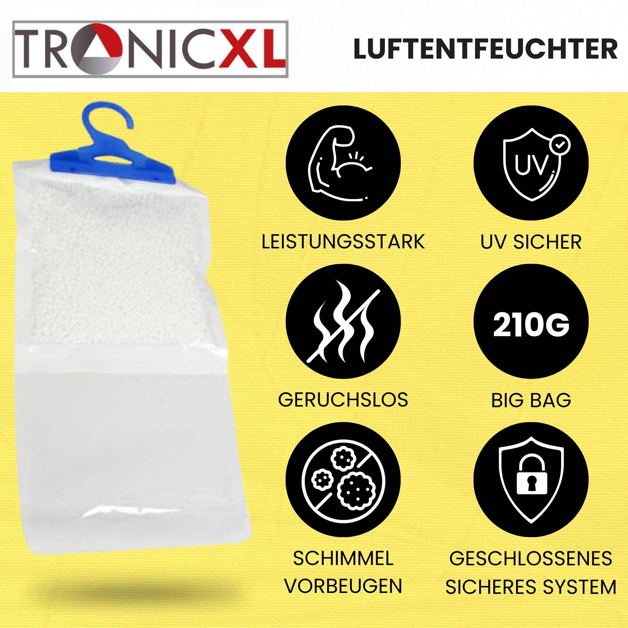 8x Luftentfeuchter für Kleiderschrank mit Hänger Auto Garage Büro Schrank Keller