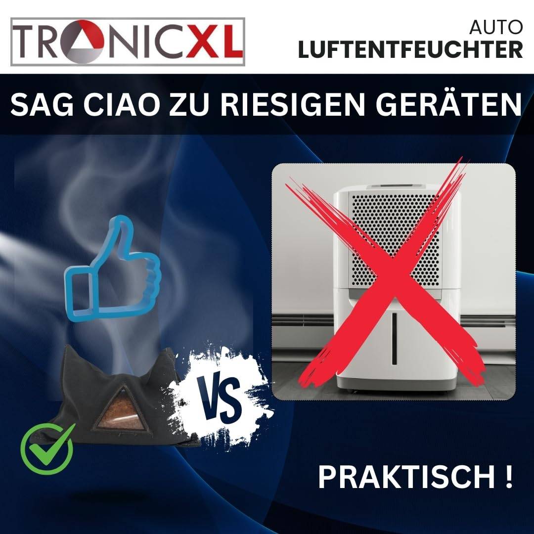 2 Auto Luftentfeuchter Kissen Innenraum wiederverwendbar - Zubehör für KFZ PKW LKW Wohnwagen Wohnmobil Anhänger Camping I Kondenswasser Stop Entfeu