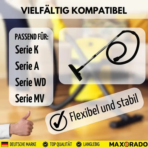 Düse Rohr Schlauch Griff Ersatzteile Set für Kärcher 90121090 Nass- und Trockensauger 90121090 Düse Rohr Schlauch Griff Ersatzteile Set für Kärcher 90121090 Nass- und Trockensauger 90121090