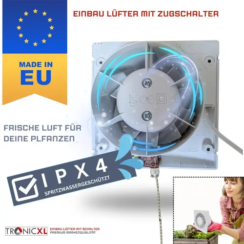 125mm Abluft Zuluft Grow Lüfter Ventilator Für Grow Box Zelt Schrank 125mm Abluft Zuluft Grow Lüfter Ventilator Für Grow Box Zelt Schrank