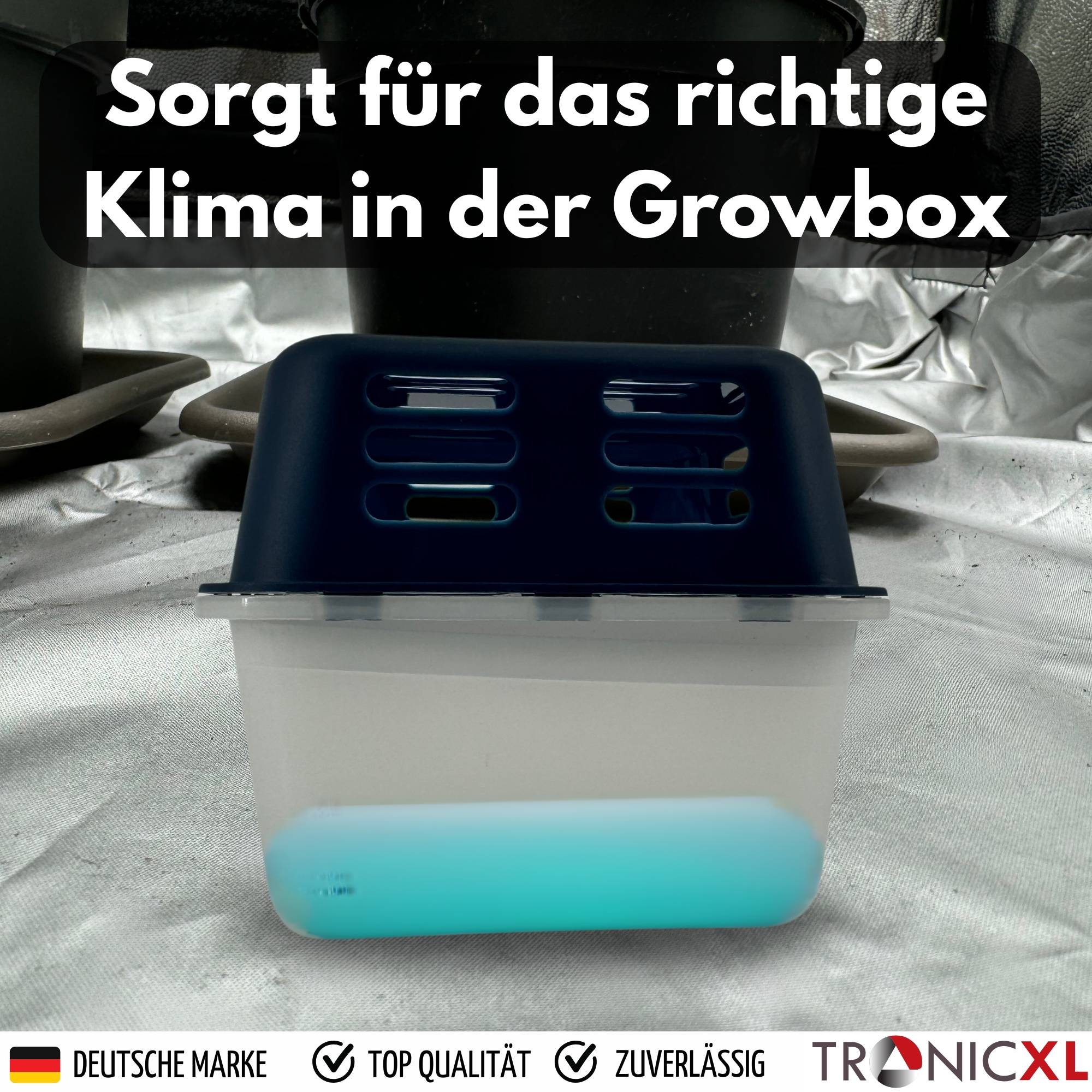 4 Luftentfeuchter + 8 Nachfüllpack für Growbox Grower Grow Anbau Zubehör Box Boxen Granulat Raumentfeuchter