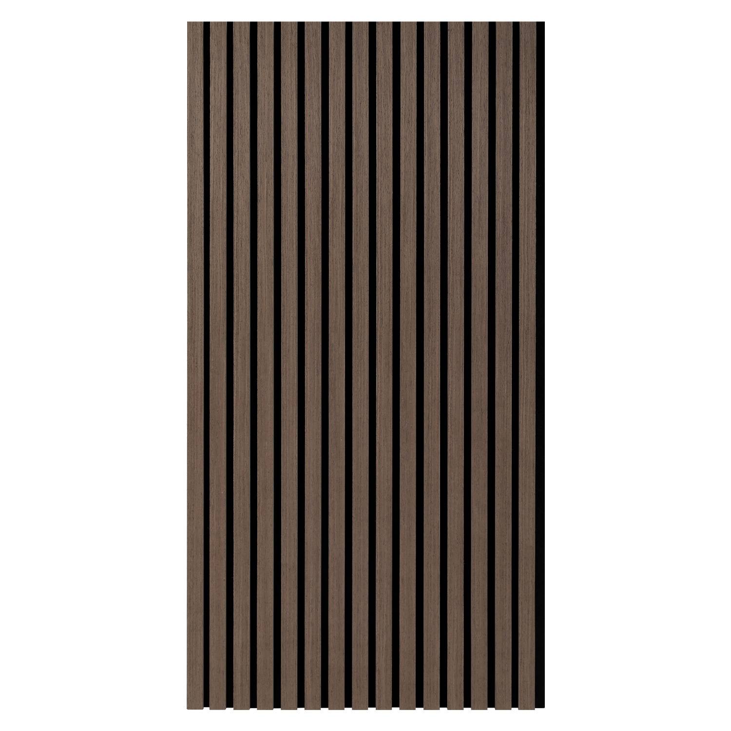 1 Stück Selbstklebend Akustikpaneel Wandpaneel Moderne Wandpaneele Akustik HolzwandHolz MDF Wandpaneele 120x60x2.1cm Walnuss