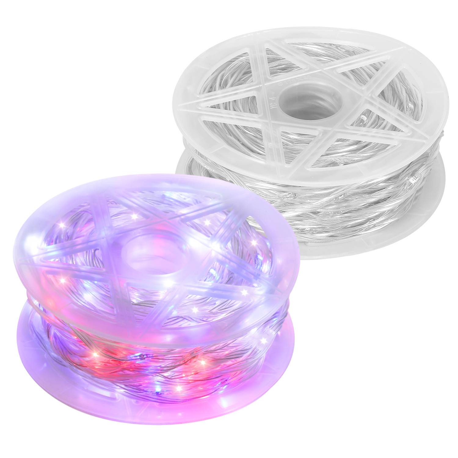 30M 300 LED Lichterkette Kaltweiß 10 Lichtmodi Lichterketten Party Garten Deko Weihnachtsbeleuchtung Transparent Kabel