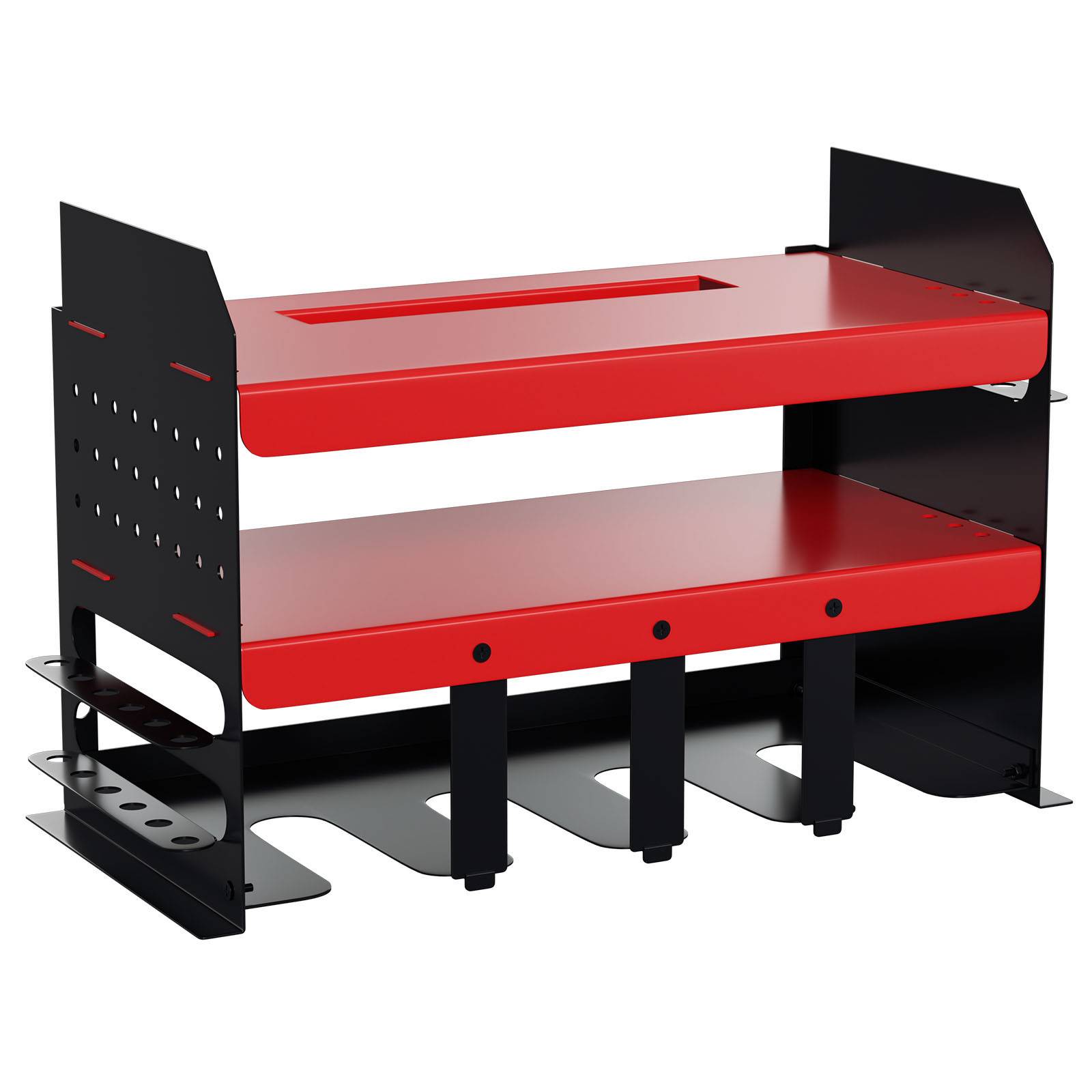 Werkzeugwand Wandmontiertes Werkzeugregal Elektrowerkzeug-Organizer für Garagen,Werkbänke 48*30.5*23CM