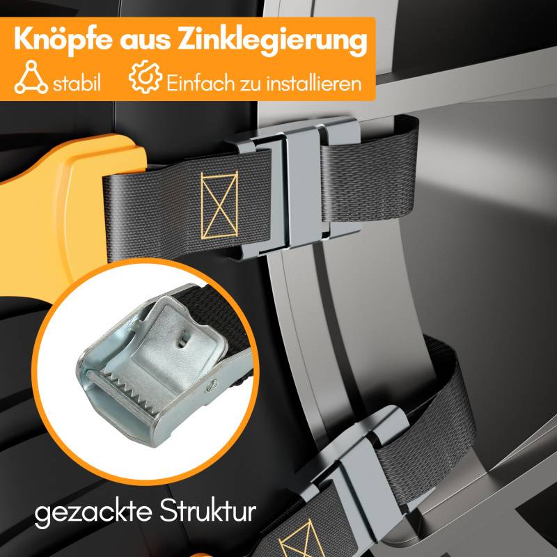 Schneeketten 20 Stück Anfahrhilfe Auto Anti-Rutsch Spikes Universal Reifenketten für Reifenbreite 165-275 mm für meisten PKW LKW SUV