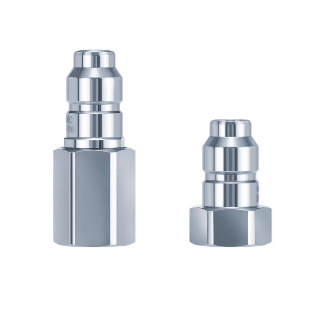 Schnellkupplung mit Stecker KKA3P-01F-1 - ohne Rückschlagventil - IG Rc 1/8" - Baugröße 1/8 - Preis per Stück