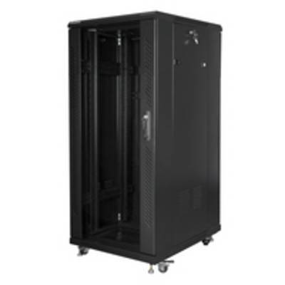 LANBERG 19 27U 600x800 freist. LCD Glastür (FlatPack) sw (Speditionsversand) Multimedia-Technik 19