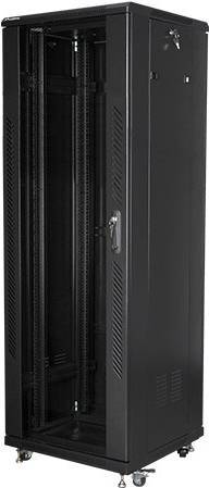 LANBERG 19 37U 600x600 freist. Glastür (FlatPack) sw (Speditionsversand) Multimedia-Technik 19