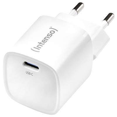 Intenso Power Adapter 1x USB-C 30W W30C2 GaN White Multimedia-Technik Ladegerät