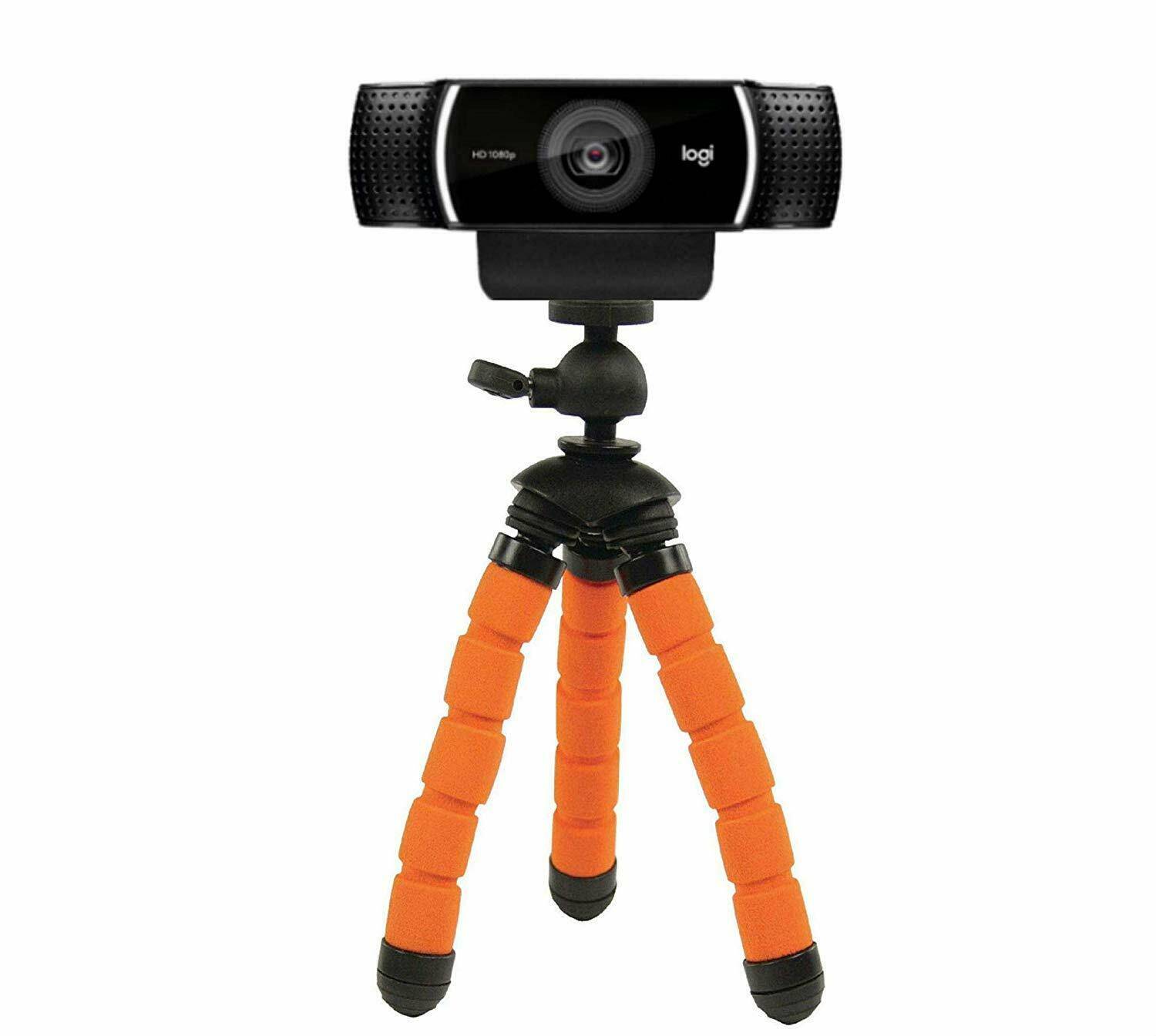 13cm Stativ für Webcam Logitech C920 Brio 4K C925e Microsoft Ständer Tisch Halter