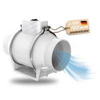 100mm Turboventilator Grow Abluft Lüfter Rohrventilator für Growbox Growzelt 100mm Turboventilator Grow Abluft Lüfter Rohrventilator für Growbox Growzelt