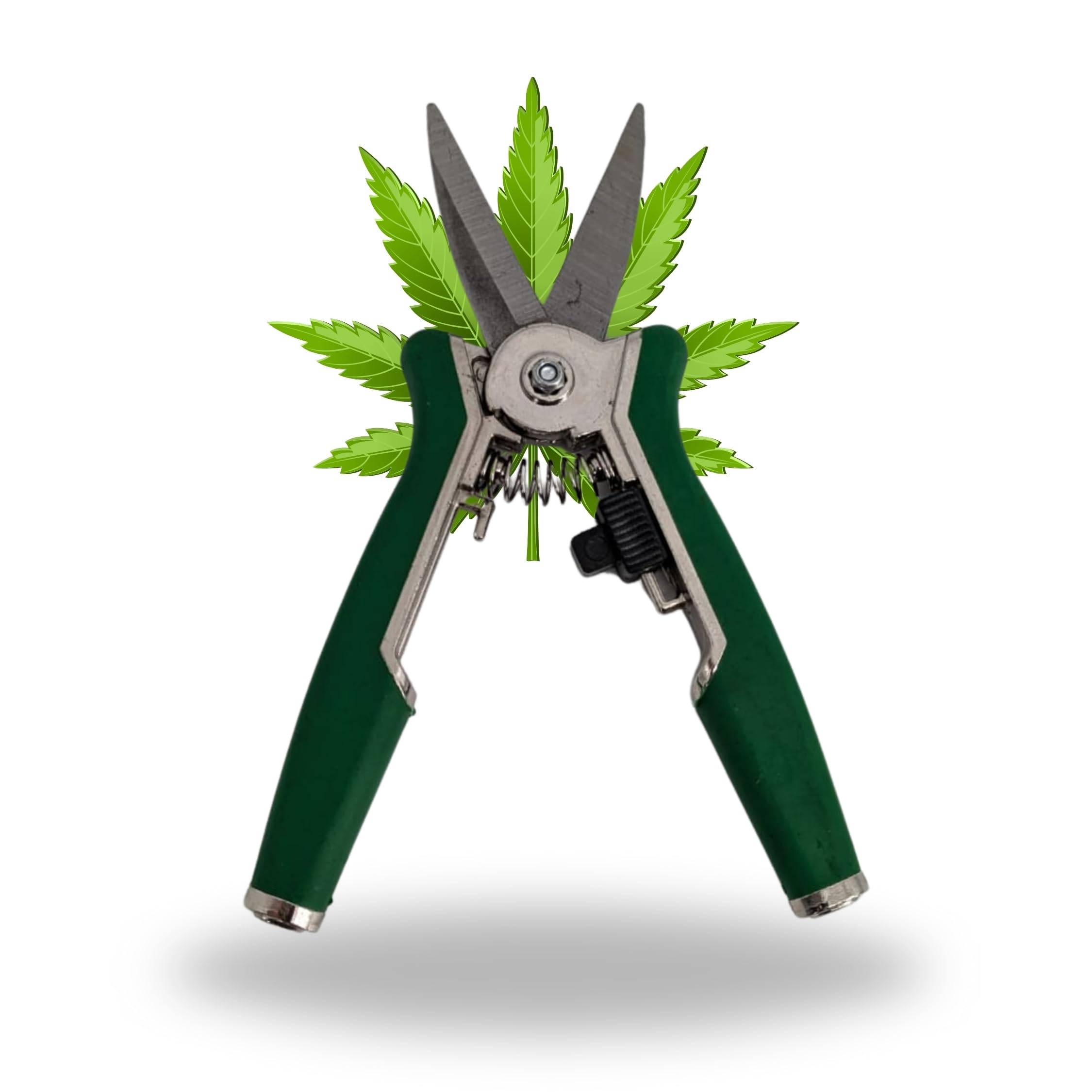 Grow Ernteschere Gartenschere Schere für Eigenanbau Growbox Zelt Trimmen