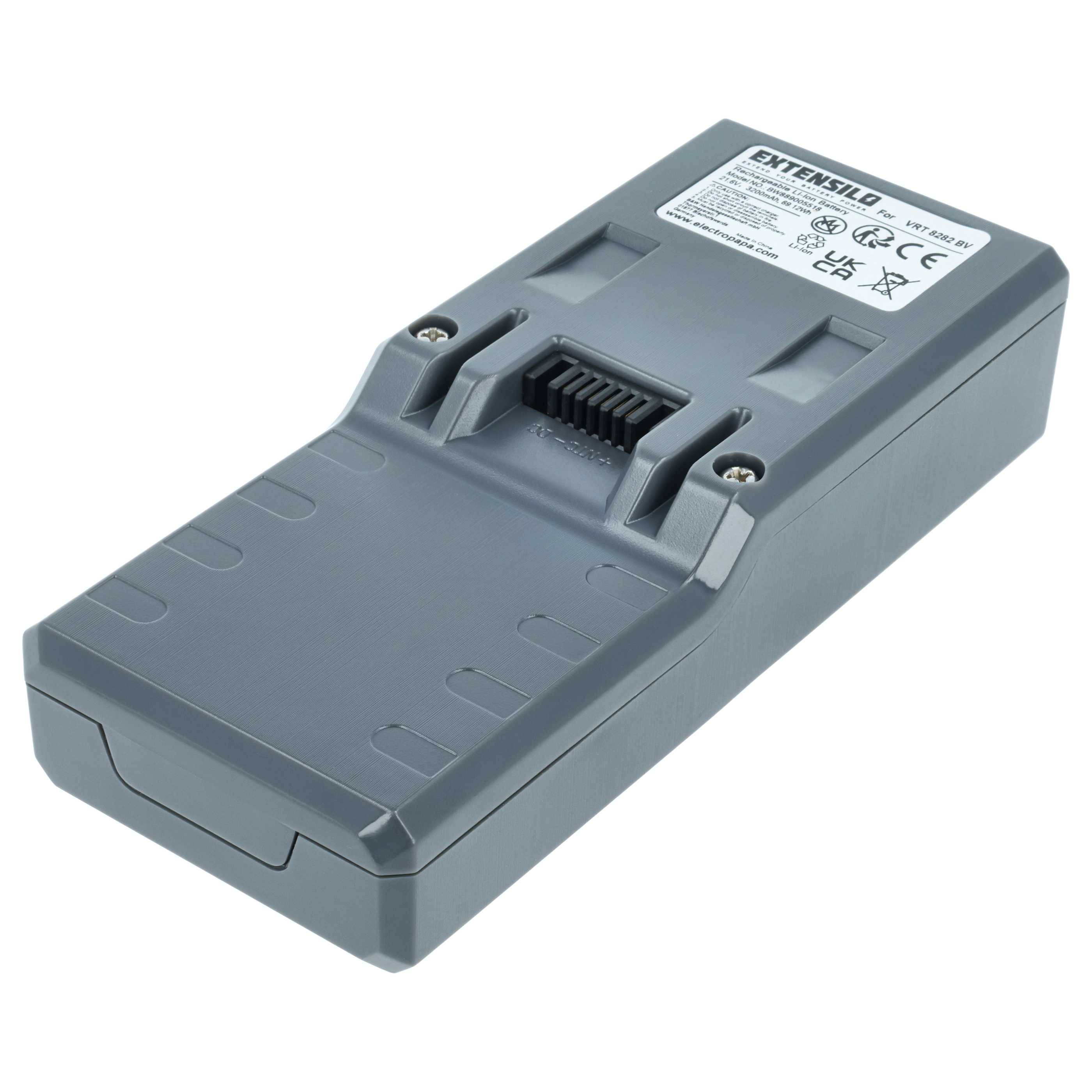 EXTENSILO Akku kompatibel mit Hoover BH52210, BH52212, BH52200, BH52200CDI, 33201619, Cruise Ultra Light Staubsauger (3,2 Ah, 21,6 V, Li-Ion)