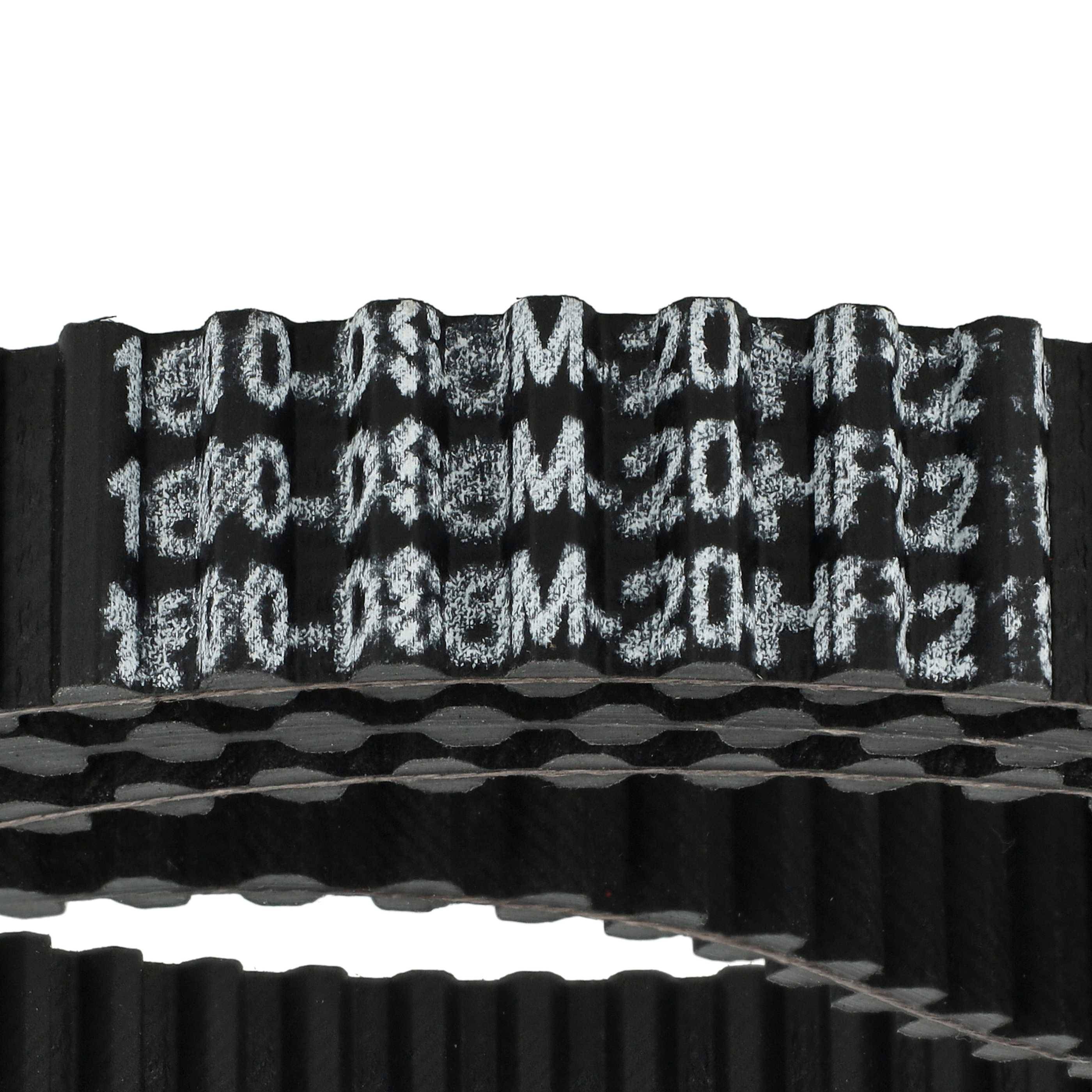 vhbw Messer, Keilriemen Ersatz für Viking 6151-702-0100 für Rasenmäher, Schwarz
