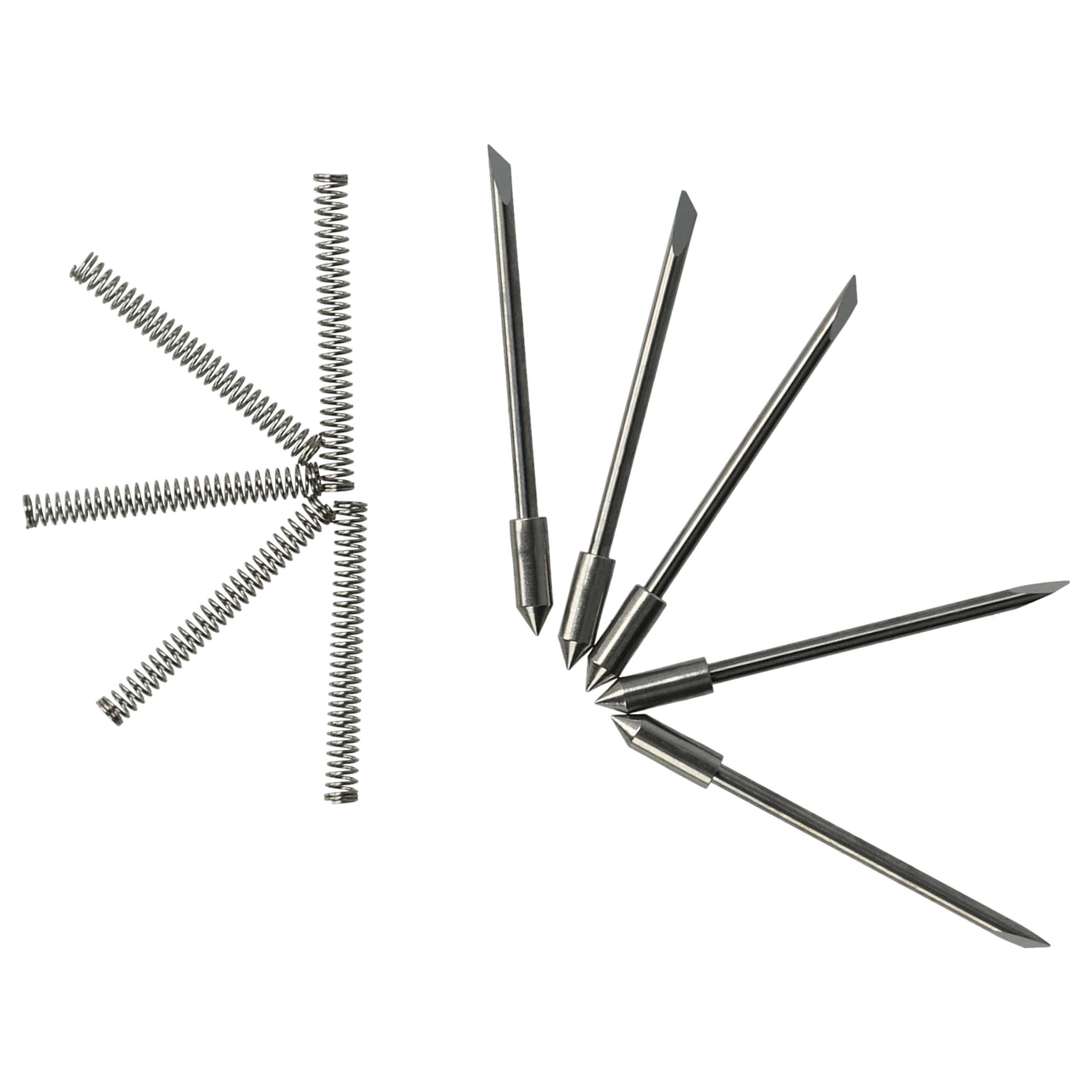 vhbw 5x Plottermesser kompatibel mit Encad Novacut Schneideplotter - 45° Schneidewinkel