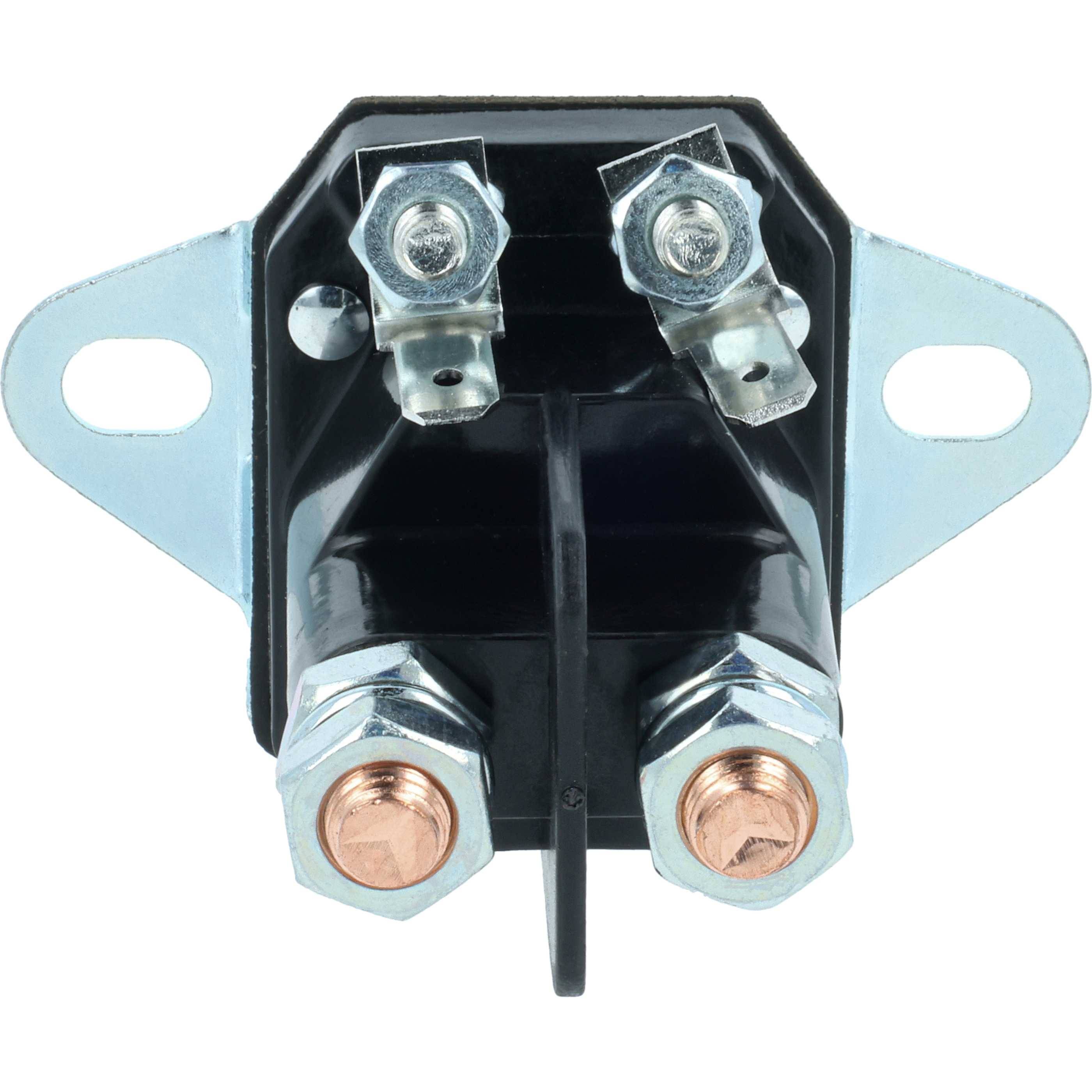 vhbw Anlasserrelais für Motor Ersatz für Grasshopper 184251 für Aufsitzmäher, Rasentraktoren, Quads - Magnetschalter, 12 V, 4-polig